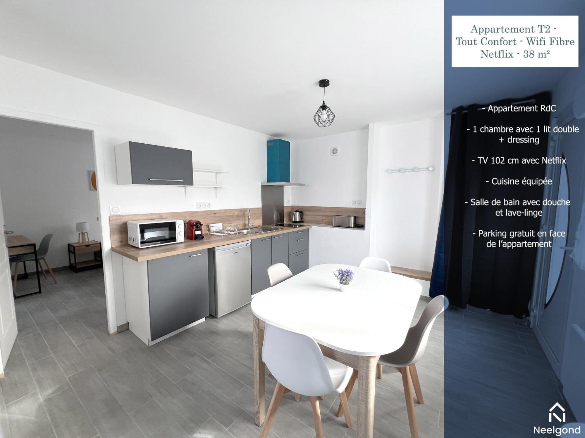 178B - Appartement T2 Tout Confort - Wifi Netflix Le Gond-Pontouvre Ngoại thất bức ảnh